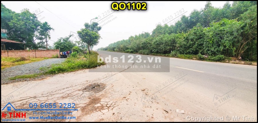 Đất Đại Lộ Thăng Long Quốc Oai Giá Rẻ Mặt Tiền 8m