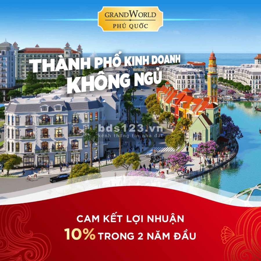 Bán lô góc shophouse mặt sông Venice, DT 100m2, hỗ trợ vay LS 0% trong 2 năm có khách thuê ngay