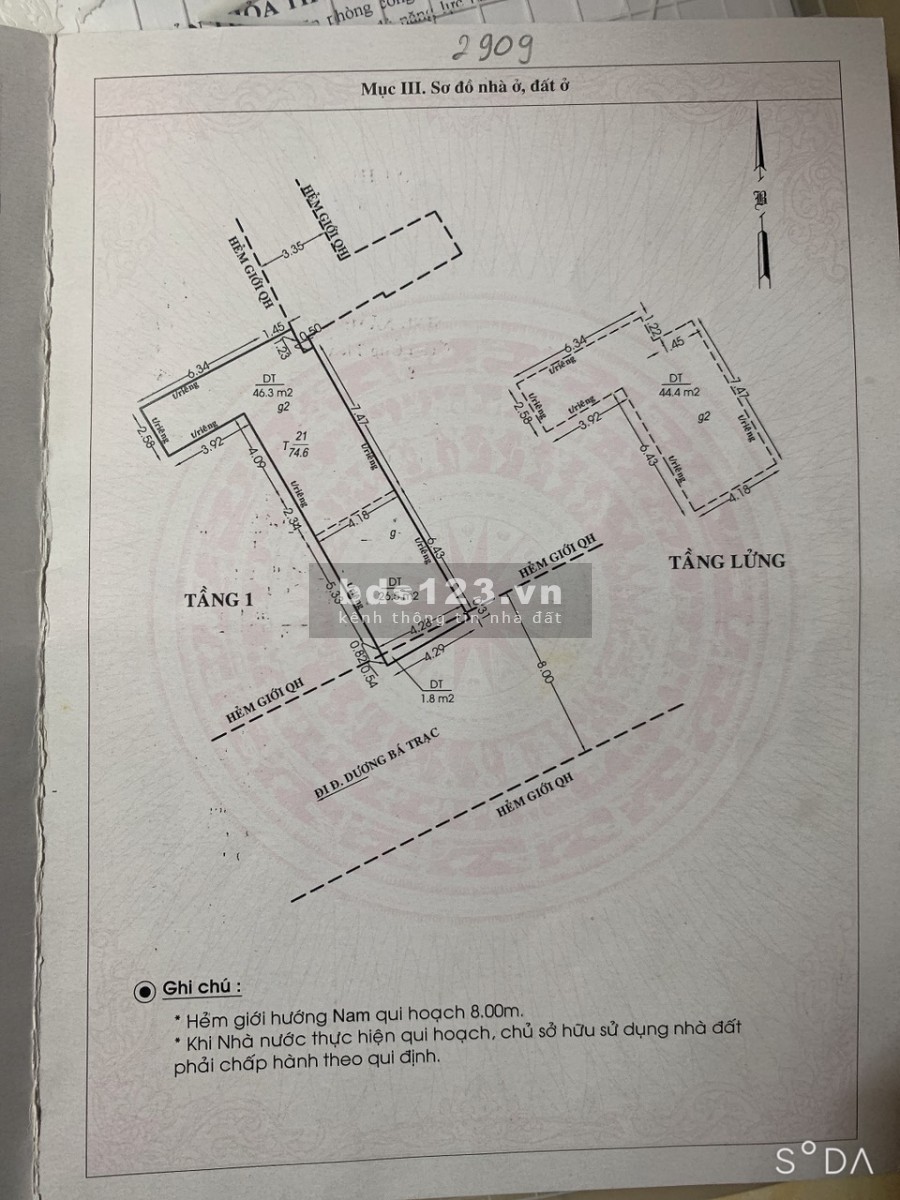 Bán nhà Quận 8, hẻm 8m giá tốt nhất Liên hệ 0909199002 Mr Phúc