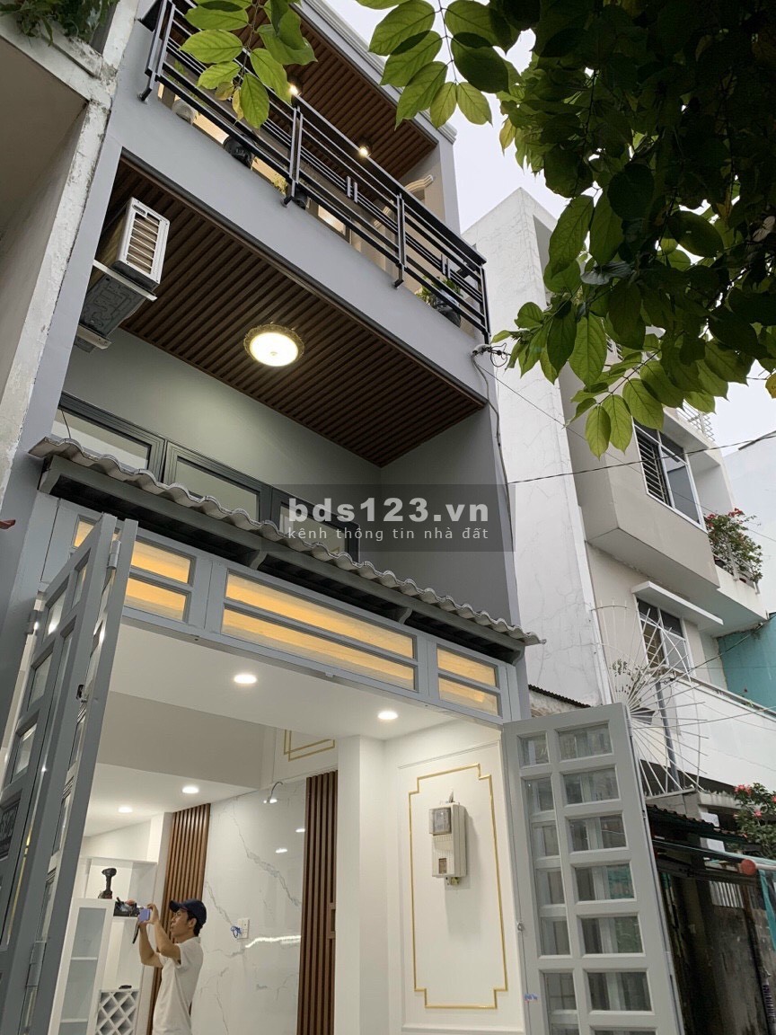 Nhà mới đón tết hẻm xe hơi 3Lầu Nguyễn Văn Lượng GV chỉ 3tỷ