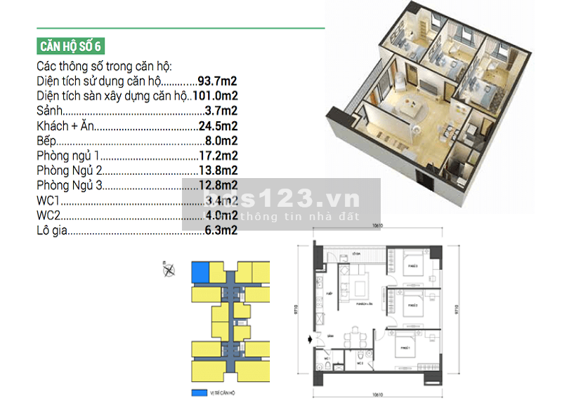 Bán căn hộ chung cư Housinco Grand Tower 2PN chỉ từ 1,7 tỷ