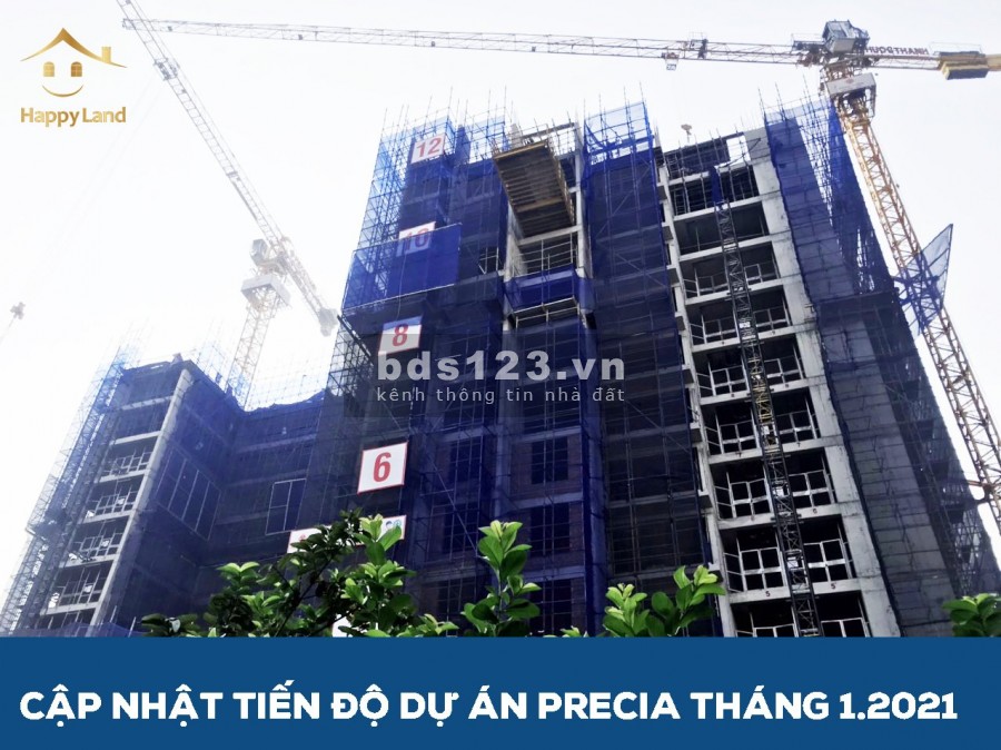 Sở hữu căn A.08.07 Precia, 3PN chỉ 1.8 tỷ. Thanh toán 30%, ký HĐMB trực tiếp CĐT