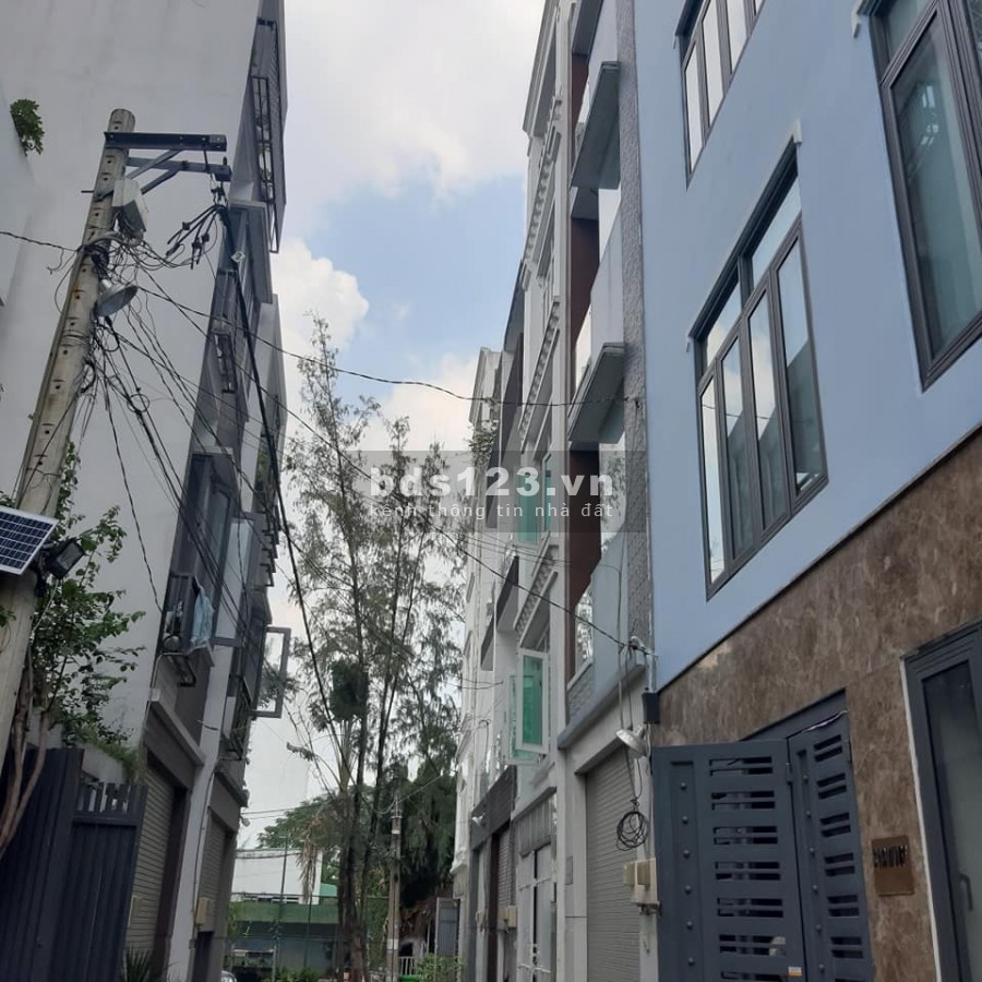Bán gấp nhà 1 trệt 2 lầu, 97m2, giá 7,4 tỷ chốt, P6, Gò Vấp