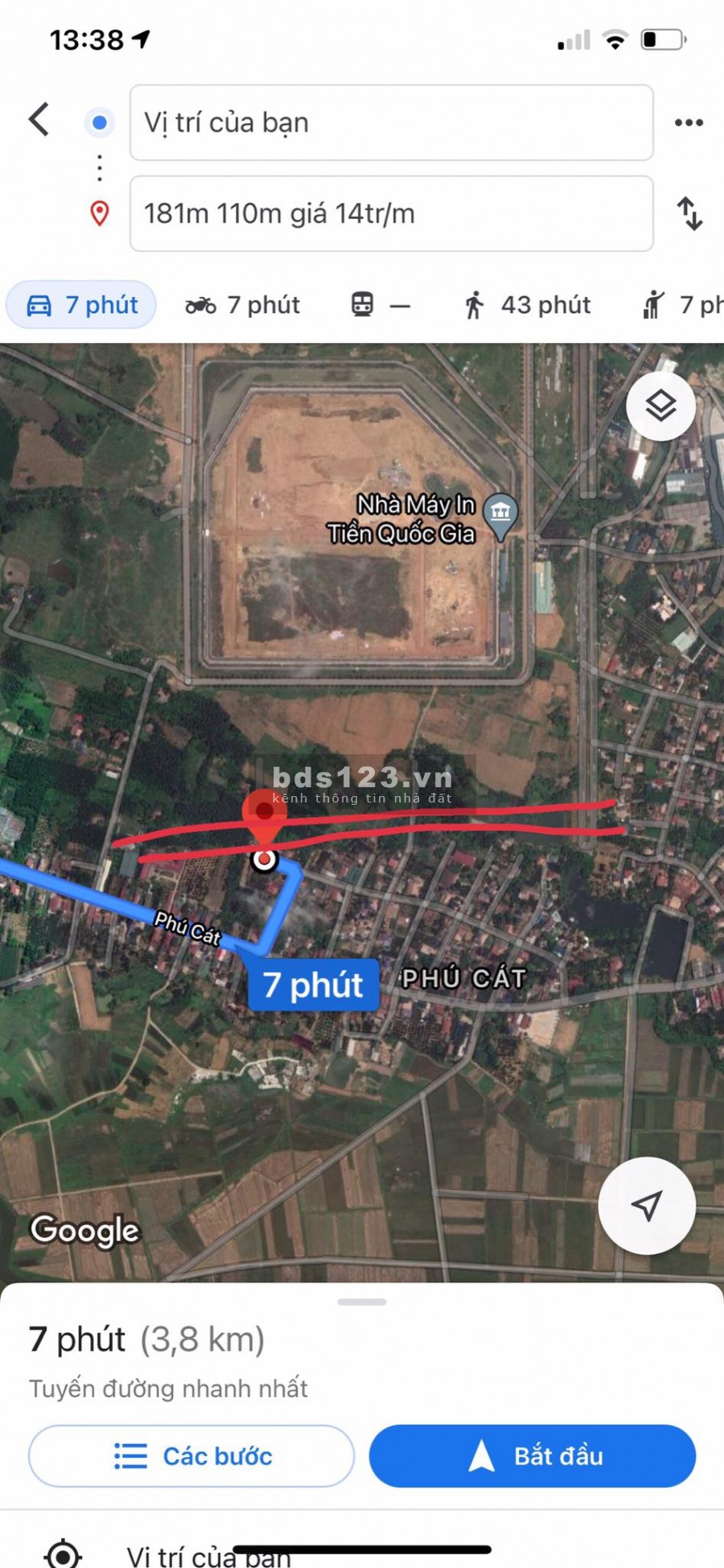 BÁN NHANH LÔ ĐẤT ĐẸP - VUÔNG VẮN NỞ HẬU TẠI THÔN 6 PHÚ CÁT, QUỐC OAI, HÀ NỘI