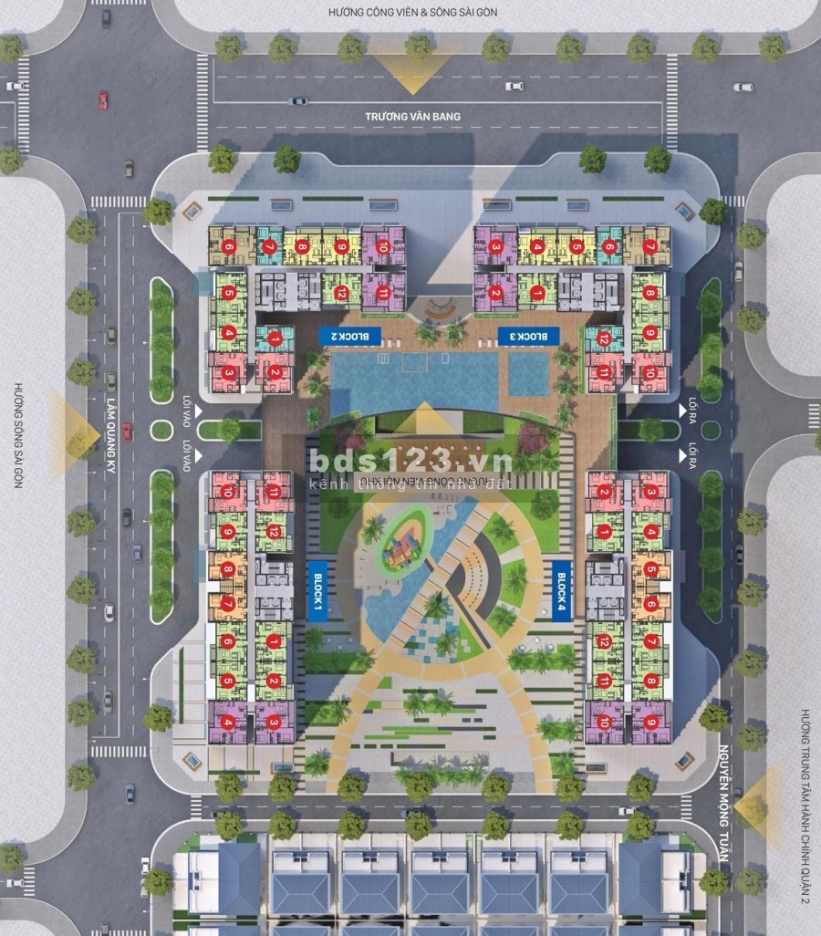 Bán căn hộ kiểu Âu Victoria Village Quận 2 cạnh sông Sài Gòn Thạnh Mỹ Lợi - LH 083 555 8886