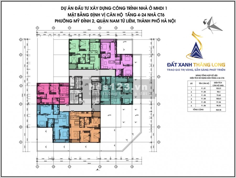 Bán gấp! CH CT5 CT6 Lê Đức Thọ, 100,61m2, tầng 19 căn 04, toà CT6, giá 26tr/m2. Lh 0906.217.669
