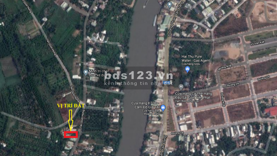 Bán Đất Mặt Tiền Đường Hương Lộ Trường An, phường Trường An - Tp Vĩnh Long