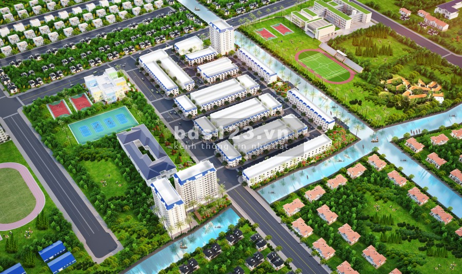 Nhà xây sẵn 4PN 3WC có sân đậu ô tô