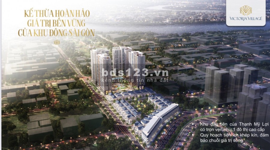 Bán căn hộ kiểu Âu Victoria Village Quận 2 cạnh sông Sài Gòn Thạnh Mỹ Lợi - LH 083 555 8886