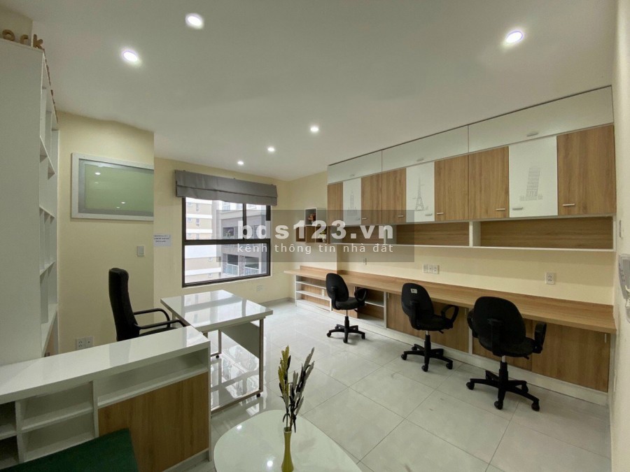 Cần cho thuê nhanh căn hộ 37M/ giá 8tr/tháng, nội thất văn phòng đẹp như hình- C/C Orchard Garden