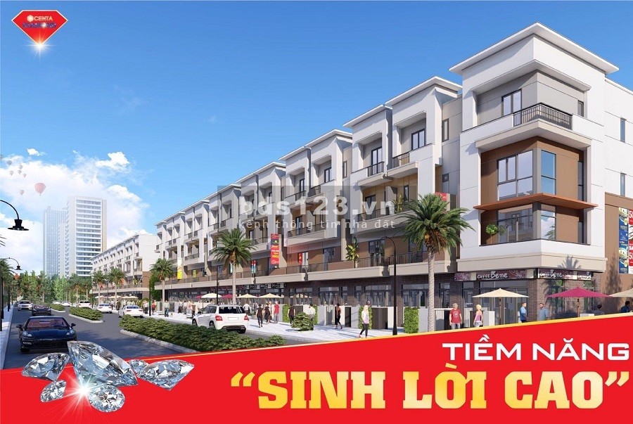 Chỉ từ 750tr sở hữu ngay căn Shophouse 4 tầng cuối cùng tại CENTA VSIP BẮC NINH