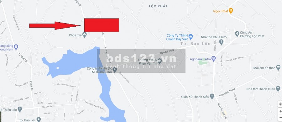 Đất mặt tiền phân lô vị trí đắc địa Tp Bảo Lộc.