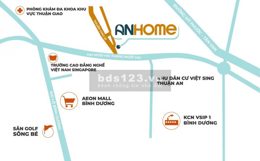 **Căn hộ chung cư AnHome cao cấp nằm trên mặt tiền đường**