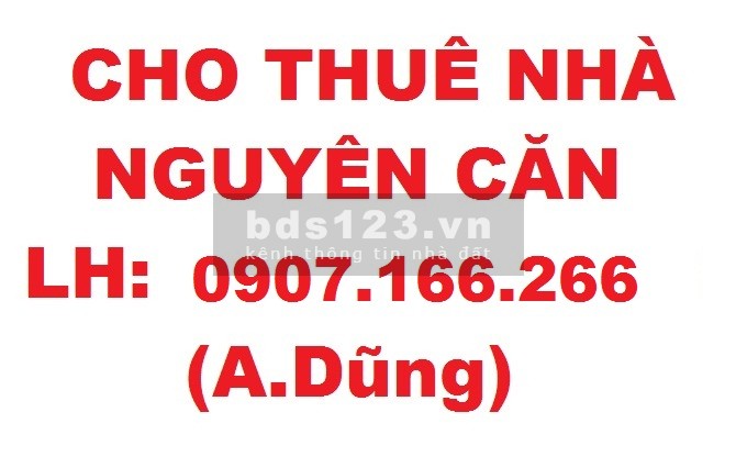 Cho Thuê Nhà tại Đường số 1, Phường 4, Gò Vấp
