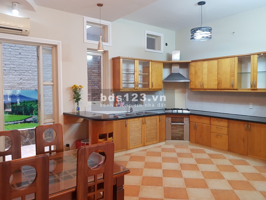 CHO THUÊ BIỆT THỰ BỜ SÔNG 350m2 TRỆT 3 LẦU- ĐẦY ĐỦ NỘI THẤT TRẦN NÃO BÌNH AN