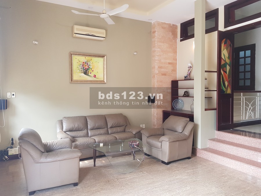 CHO THUÊ BIỆT THỰ BỜ SÔNG 350m2 TRỆT 3 LẦU- ĐẦY ĐỦ NỘI THẤT TRẦN NÃO BÌNH AN