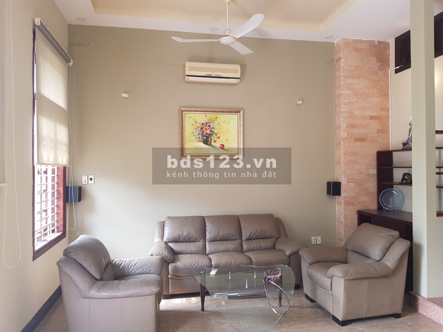 CHO THUÊ BIỆT THỰ BỜ SÔNG 350m2 TRỆT 3 LẦU- ĐẦY ĐỦ NỘI THẤT TRẦN NÃO BÌNH AN