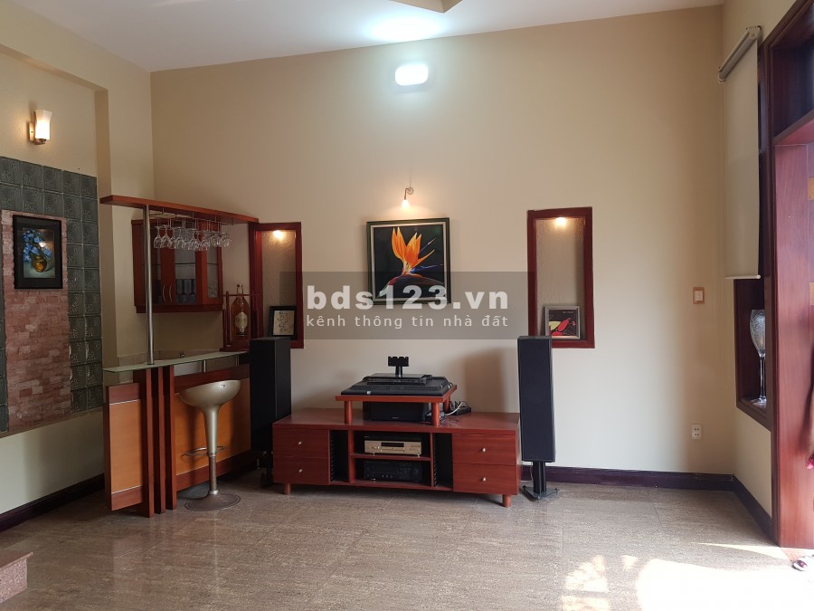 CHO THUÊ BIỆT THỰ BỜ SÔNG 350m2 TRỆT 3 LẦU- ĐẦY ĐỦ NỘI THẤT TRẦN NÃO BÌNH AN