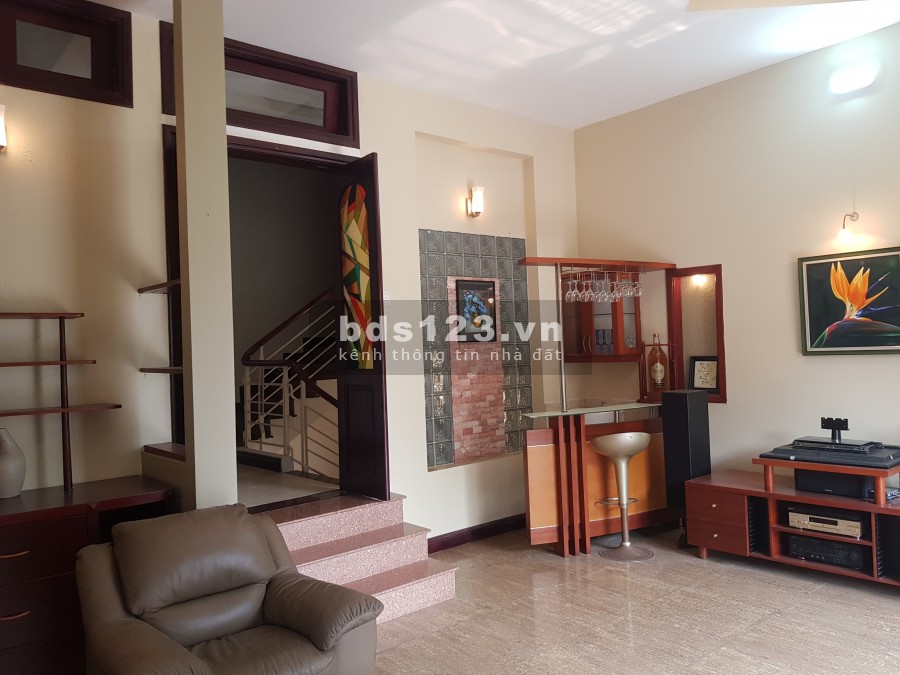 CHO THUÊ BIỆT THỰ BỜ SÔNG 350m2 TRỆT 3 LẦU- ĐẦY ĐỦ NỘI THẤT TRẦN NÃO BÌNH AN