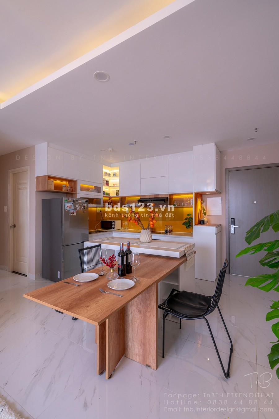 Cho thuê căn hộ 3 phòng ngủ dt 95m2, giá 13 triệu (nội thất), Jamona Height Q.7. LH 0934416103 Xem Nhà