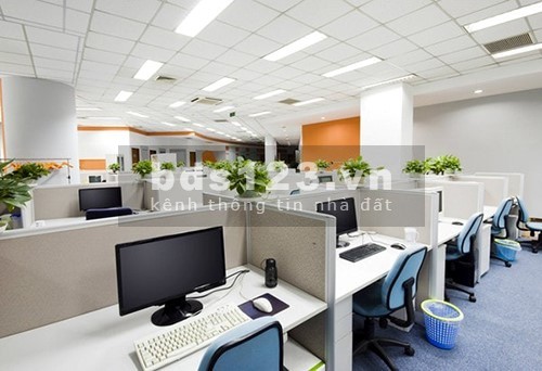 Cho thuê văn phòng mặt đường trịnh đình cửu đầu kđt định công hoàng mai 180m2 x 6 tầng