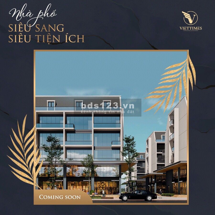SHOPHOUSE ĐẲNG CẤP 5 SAO ĐẠI LỘ 100M Ở HUẾ - NHẬN ĐẶT CHỖ ƯU TIÊN CHỈ VỚI 10 TRIỆU/SP