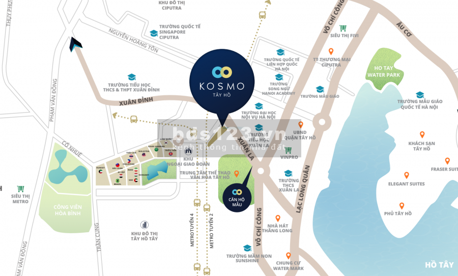 BÁN CĂN HỘ CHUNG CƯ SỐ 10 TÒA NOVO, DỰ ÁN KOSMO TÂY HỒ, DIỆN TÍCH 87 M2, GIÁ 3.6 TỶ