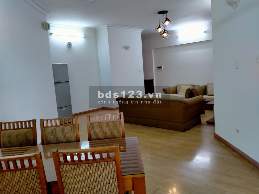 Cho thuê căn hộ chung cư 24T1 THNC 120m2 2 Pn đầy đủ đồ 13Tr/tháng