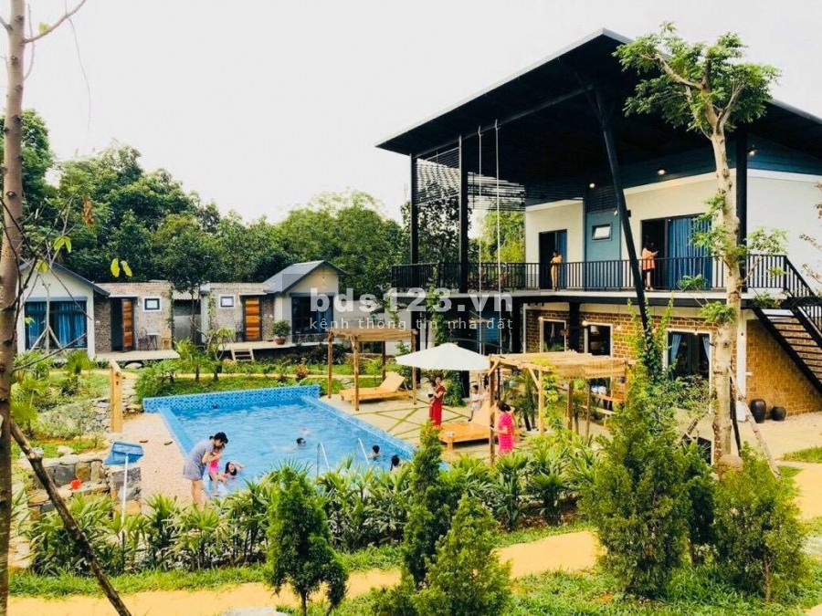 BÁN GẤP KHU NGHỈ DƯỠNG 2500M SẴN KHUÔN VIÊN, VIEW ĐẸP TẠI VÂN HÒA BA VÌ