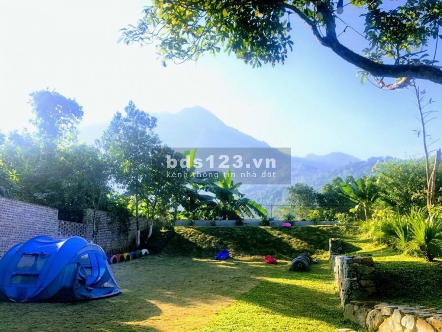 BÁN GẤP KHU NGHỈ DƯỠNG 2500M SẴN KHUÔN VIÊN, VIEW ĐẸP TẠI VÂN HÒA BA VÌ