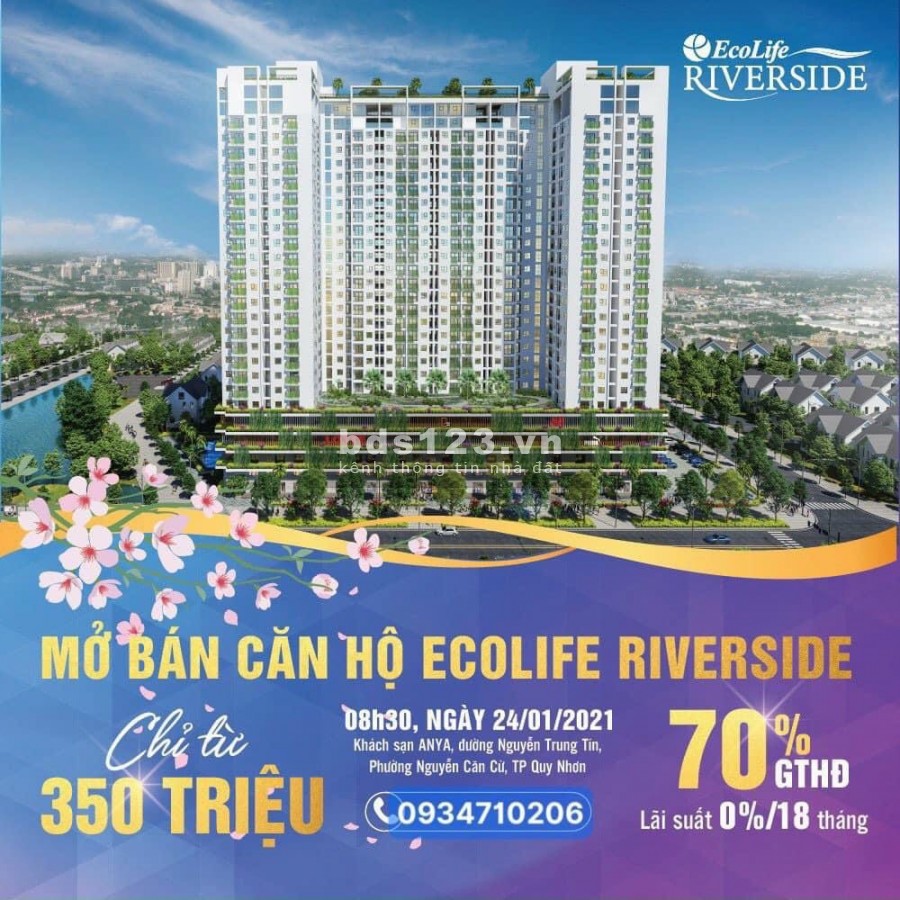 Ecolife Riverside Căn hộ cao cấp chuẩn xanh sống trọn an lành