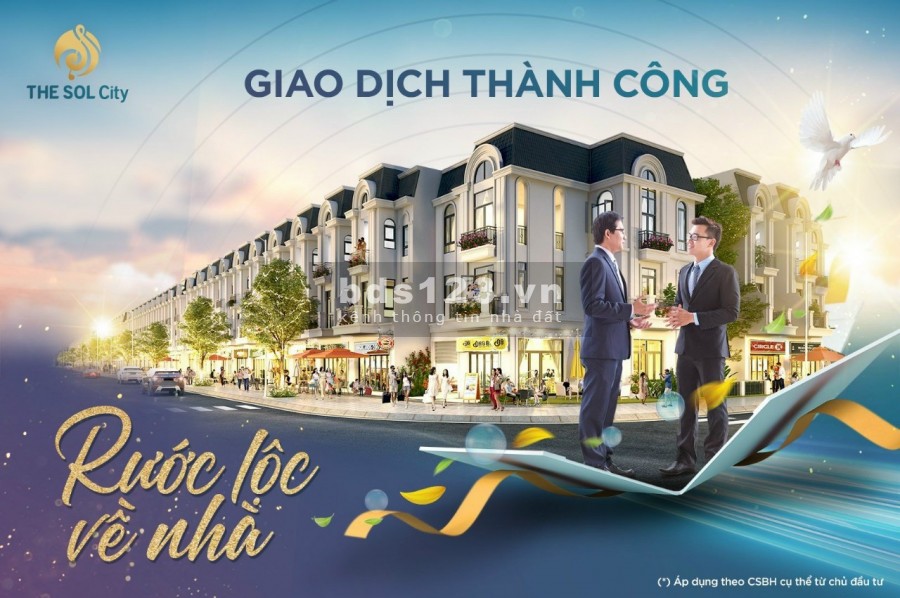 Bán dự án đất nền the sol city ngay chợ Hưng Long Bình Chánh