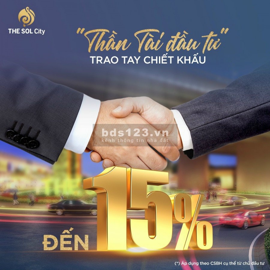 Bán dự án đất nền the sol city ngay chợ Hưng Long Bình Chánh