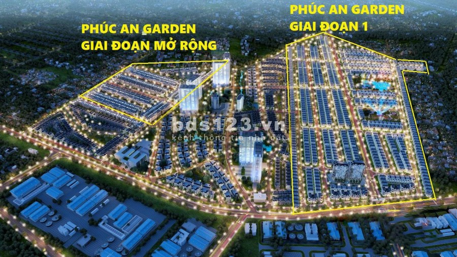 Bán lô đất nền 180m2 nhà phố Chính Chủ dự án Phúc An Garden Bình Dương