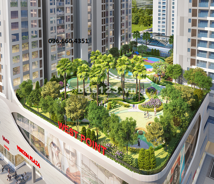 Cho thuê mặt bằng kinh doanh,văn phòng giá rẻ tại Vinhome Westpoint