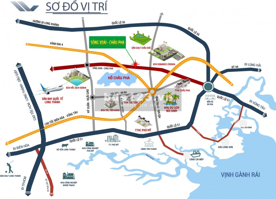Đất gần KCN Sonadezi Châu Đức – Bà rịa Vũng Tàu chỉ 7tr/m2