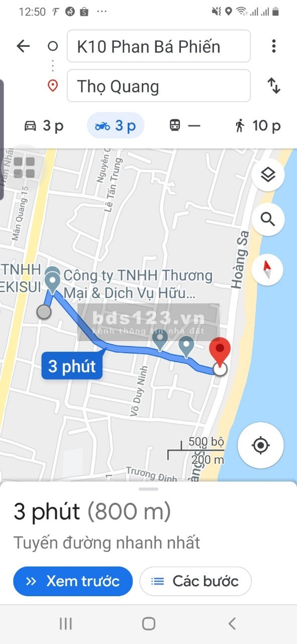 ĐẤT BÁN NHANH 93M2 KÈM TẶNG NHÀ ĐƯỜNG PHAN BÁ PHIẾN SƠN TRÀ