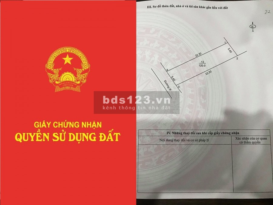 Bán mảnh đất 120m² tại Thôn Nhà Thờ, xã Kim Sơn, thị xã…