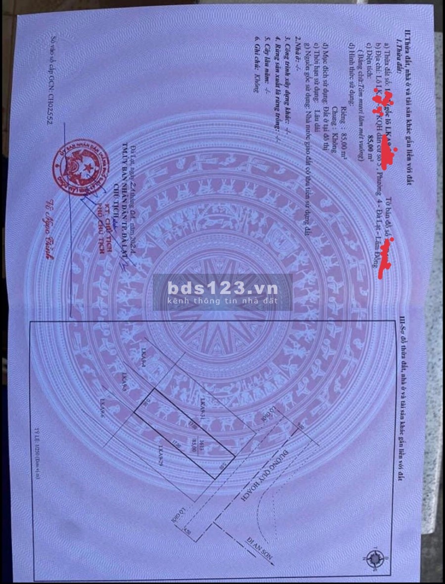 Ra gấp miếng đất kdc 5 đường An Sơn, sổ riêng