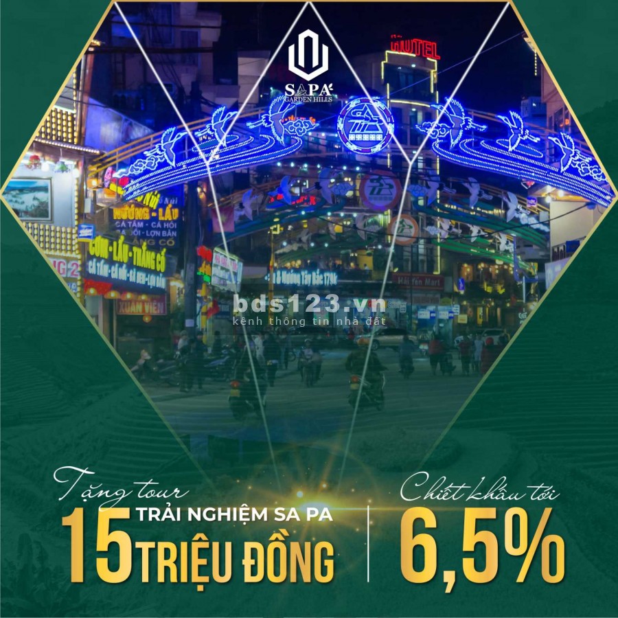 31/01 Mở bán 25 lô đất nền đẹp nhất Sapa Gaden Hilll tại Hà Nội