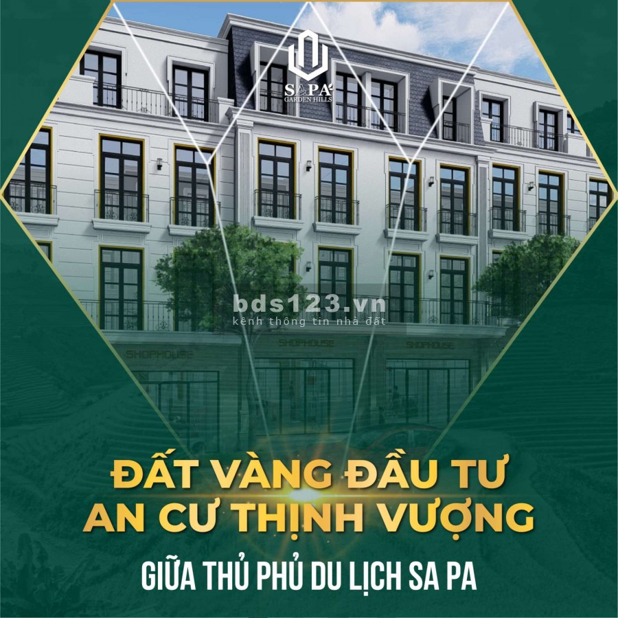 31/01 Mở bán 25 lô đất nền đẹp nhất Sapa Gaden Hilll tại Hà Nội