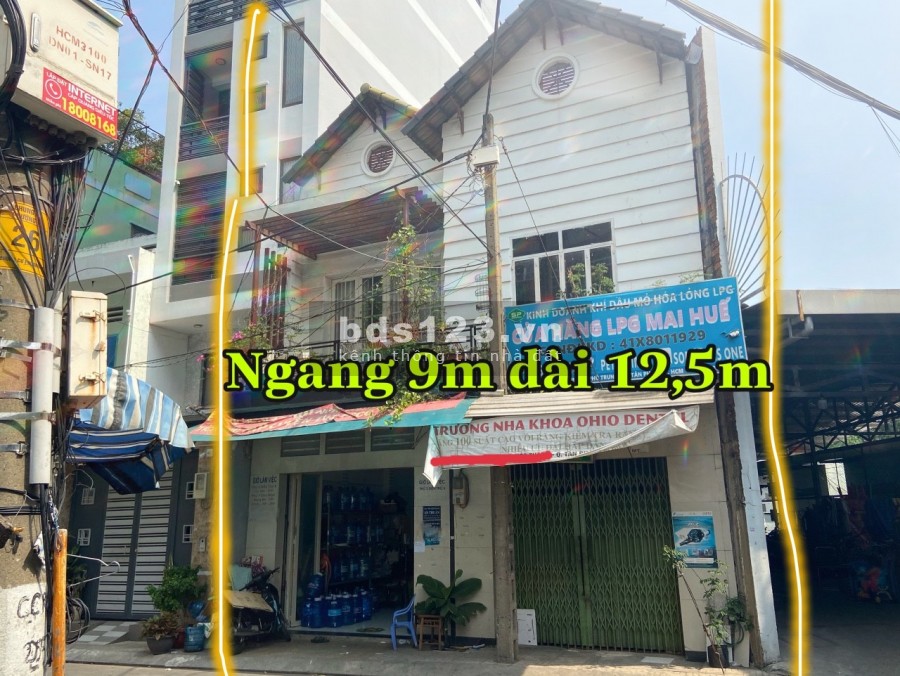 Cho Thuê Nhà Mặt Tiền Đường Khuông Việt Quận Tân Phú Kinh Doanh ở Được 5 PN , 9x12,5m hơn 100m2 Chỉ 13tr