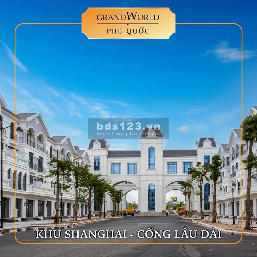 Shop Grand World ngay mặt cổng chào dự án - LH trực tiếp CDT