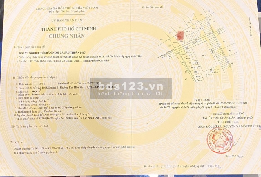 Không còn lô thứ 2 rẻ hơn, 346m² đất Q.9 giá chỉ 7.5 tỷ