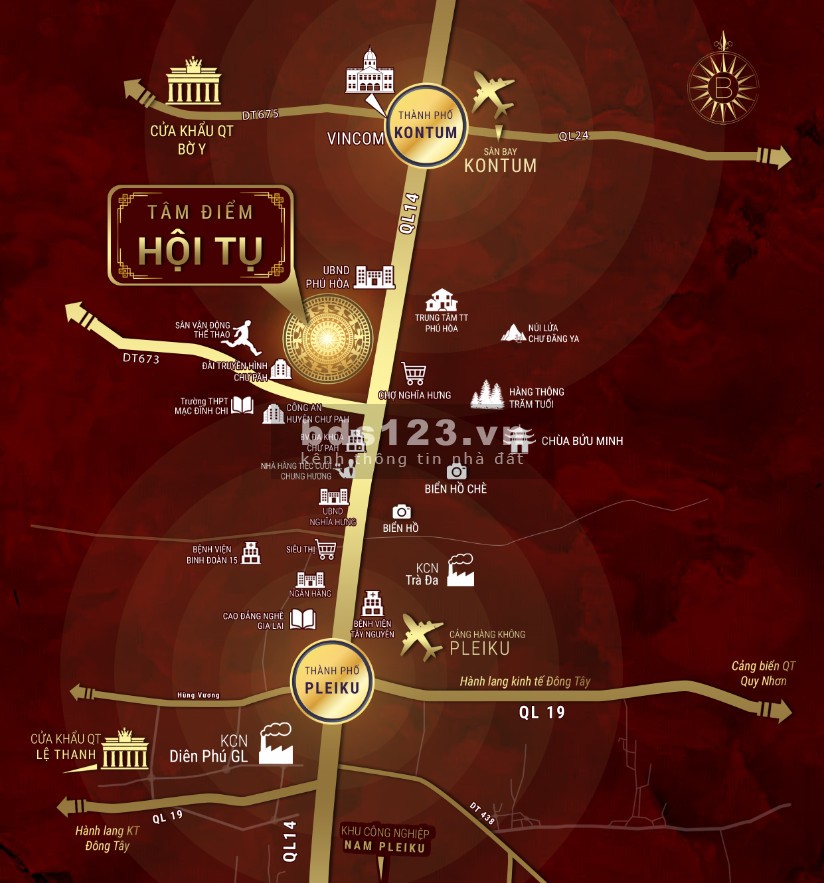 Đầu tư đất nền ven TP Pleiku, Gia Lai giá chỉ 499 triệu/nền