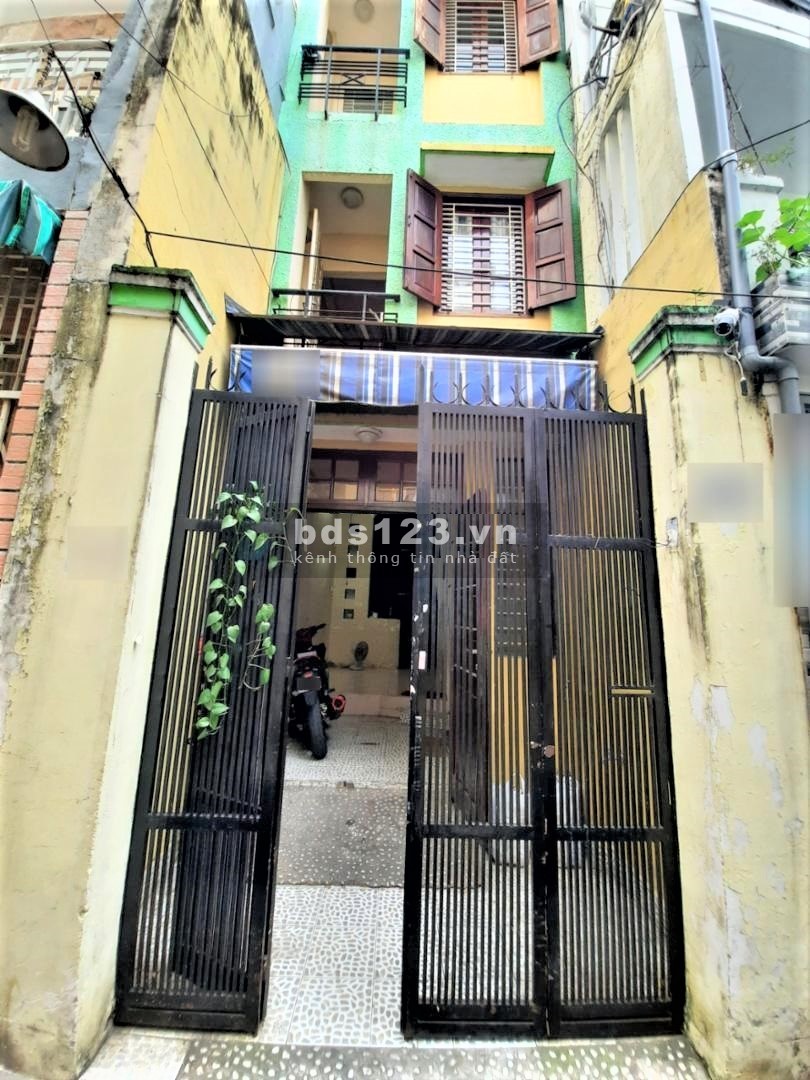 Cho thuê nhà 4tầng 3x10, 3PN hẻm 3m Nguyễn Trãi, P2 Q5_10tr