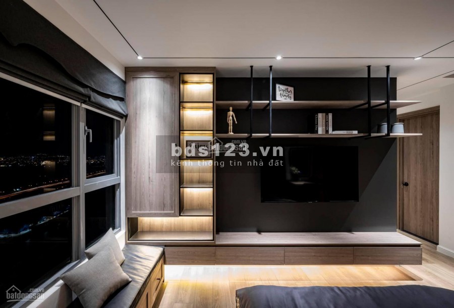 Palm Heights cần cho thuê căn hộ rộng 80m2, 2 PN, view sông, gió tự nhiên, giá 10 triệu/tháng