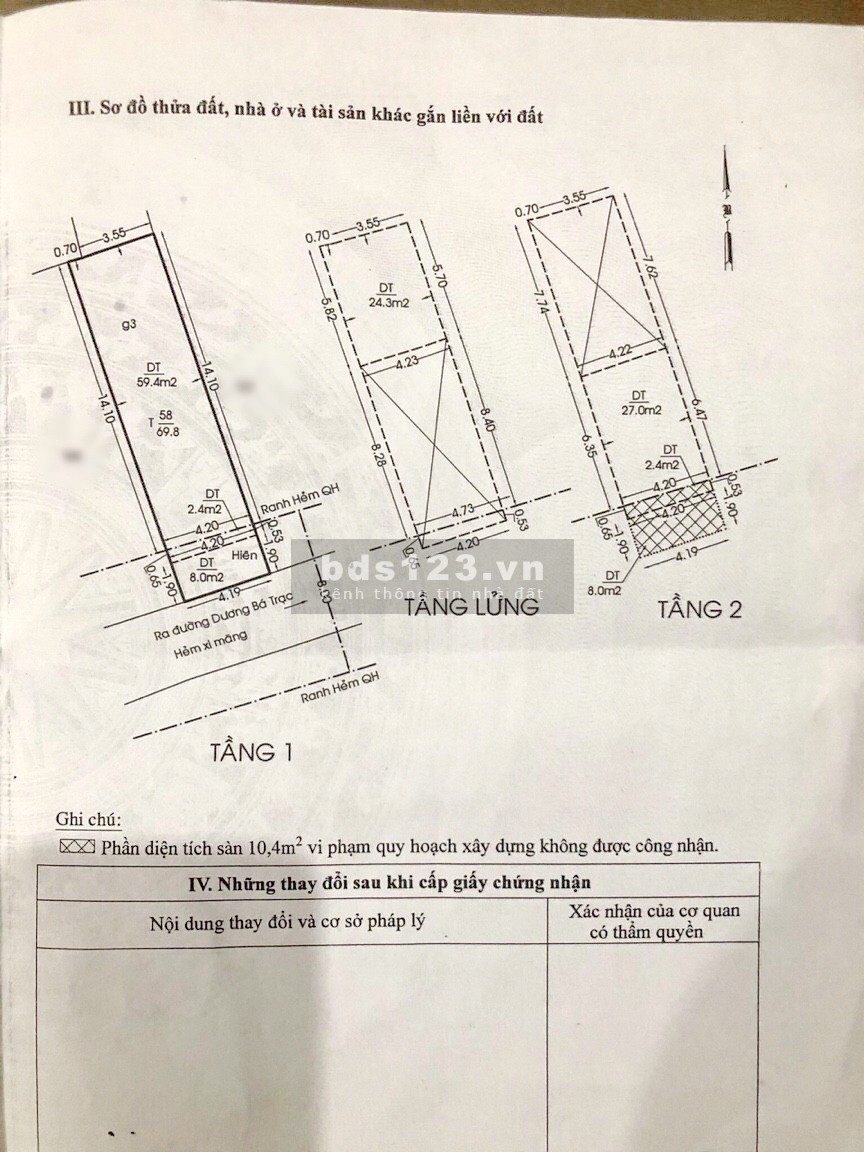 Bán nhà hẻm xe hơi 4.2x16m đường Dương Bá Trạc Phường 2 Quận 8