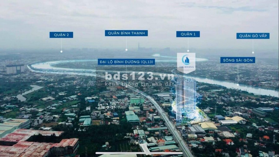 Căn hộ cao cấp ven sông Sài Gòn Tp. Thủ Đức 31tr/m2 TT 200tr trước