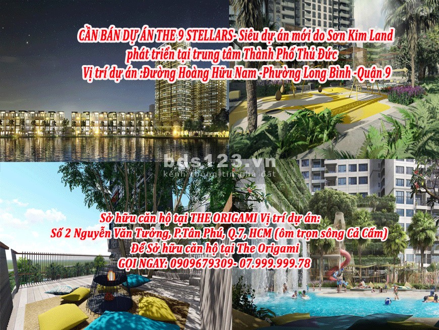 CẦN BÁN DỰ ÁN THE 9 STELLARS Siêu dự án mới do Sơn Kim Land phát triển tại trung tâm Thành Phố HCM
